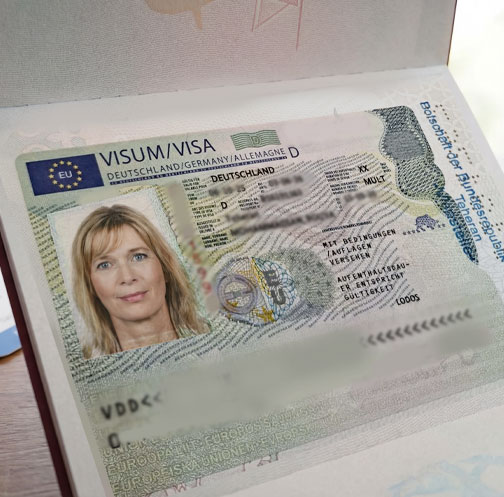 Ankunft in Deutschland