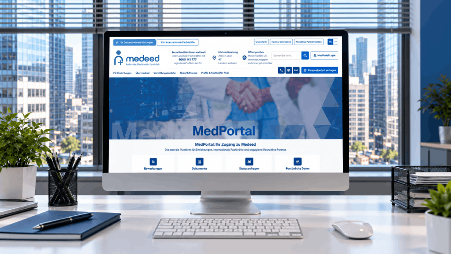 Dokumentenübersicht im Medeed MedPortal
