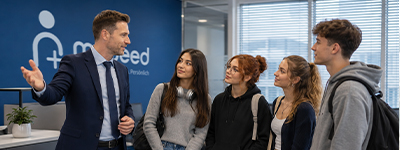 Studium und praktische Arbeit bei Medeed verbinden