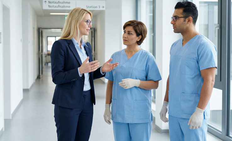 Ansprechperson vor Ort