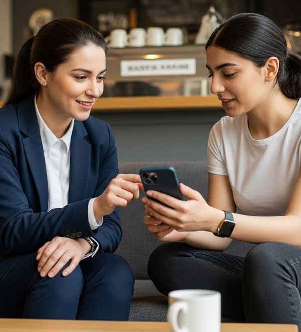 Krisenhilfe und persönliche Gesprächsangebote