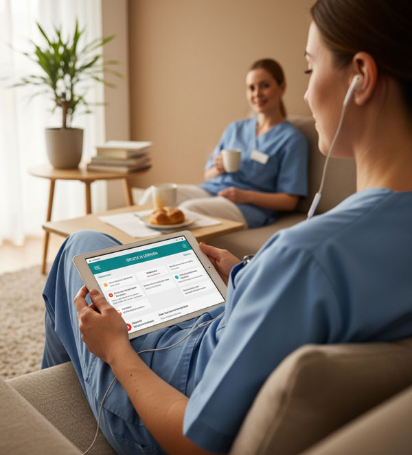 Zugang zu digitalen Schulungsinhalten jederzeit